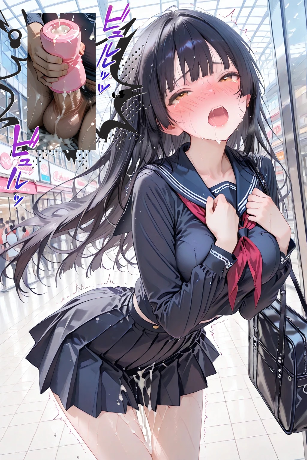 [魔法のオナホ]　シンクロ相手はJKでした♪