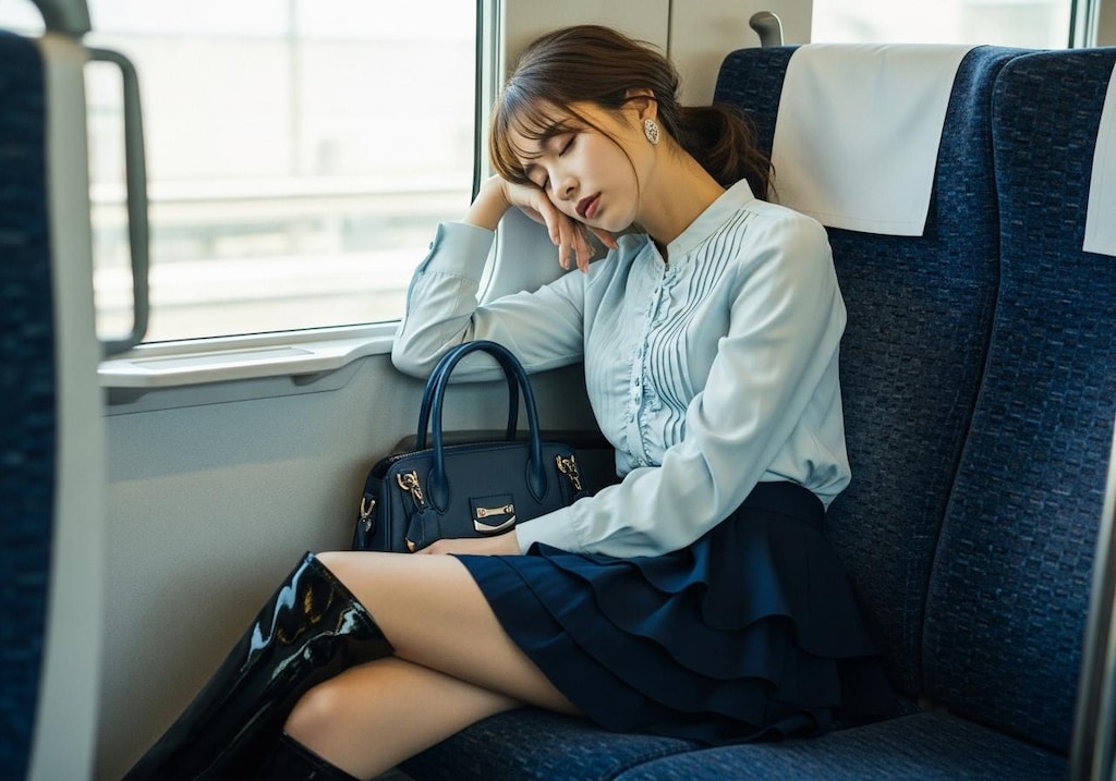 隣の席のお姉さん