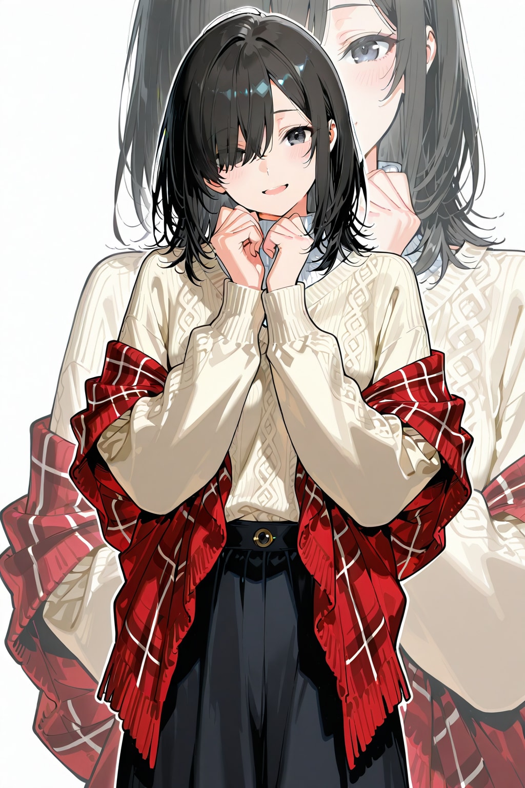 めかくれ女子＃５９ | の人気AIイラスト・グラビア