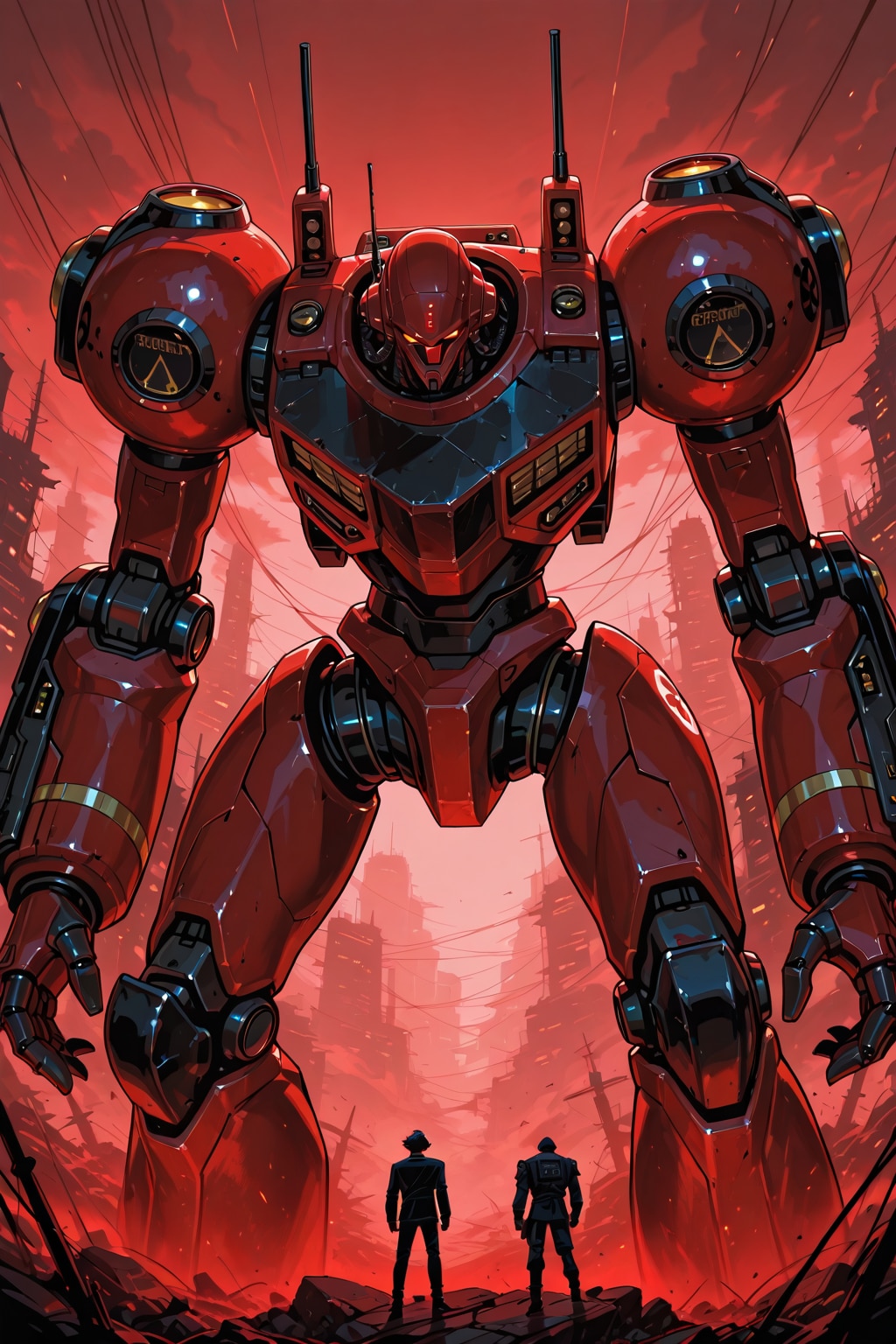 赤いロボット | の人気AIイラスト・グラビア