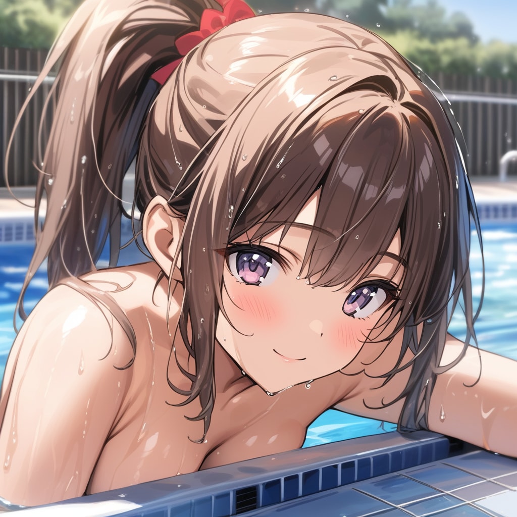 「…一緒に泳ご？」