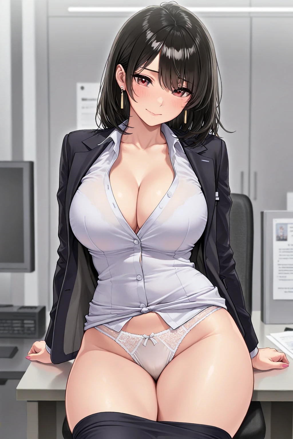 スカート脱いでもらった