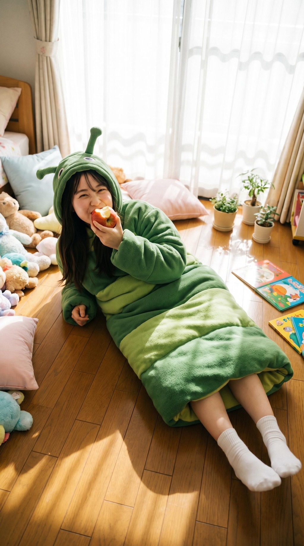 The Caterpillar Who Stole an Apple