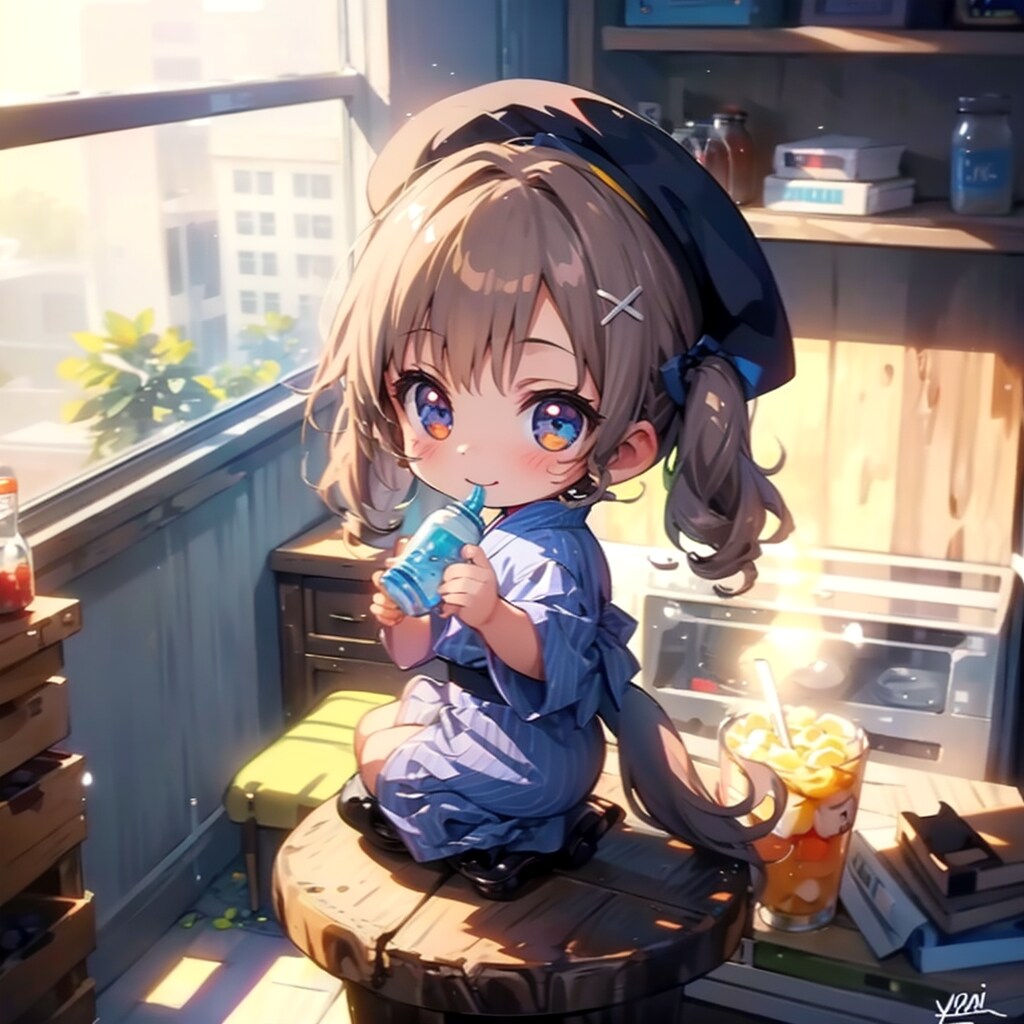 練習、足が見えてるよ-♪。
