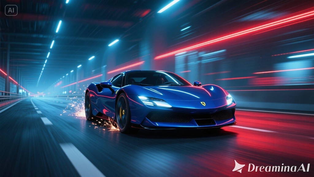 夜のハイウエイ