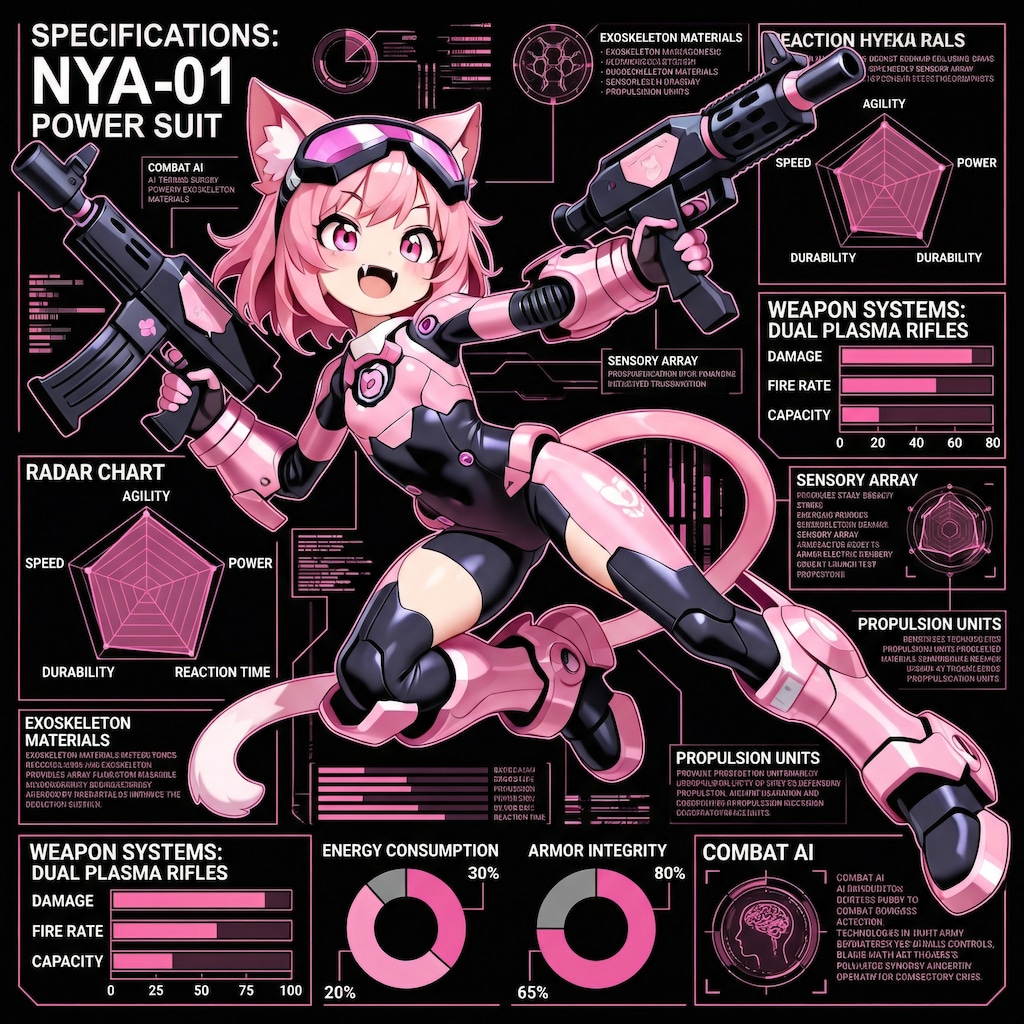 ねこちゃんのスペック！！