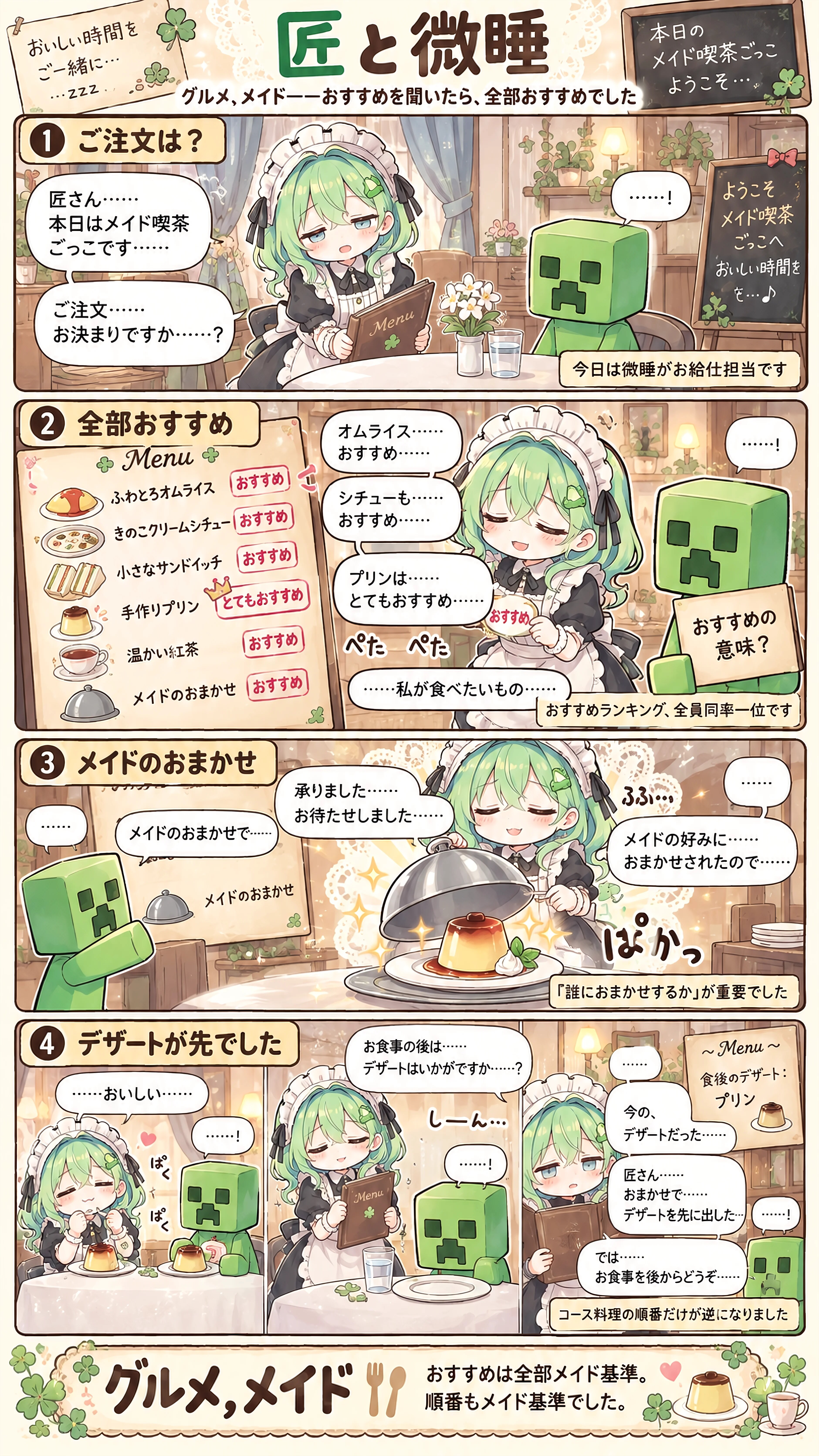 Everything on the Menu Is Her Favorite | の人気AIイラスト・グラビア