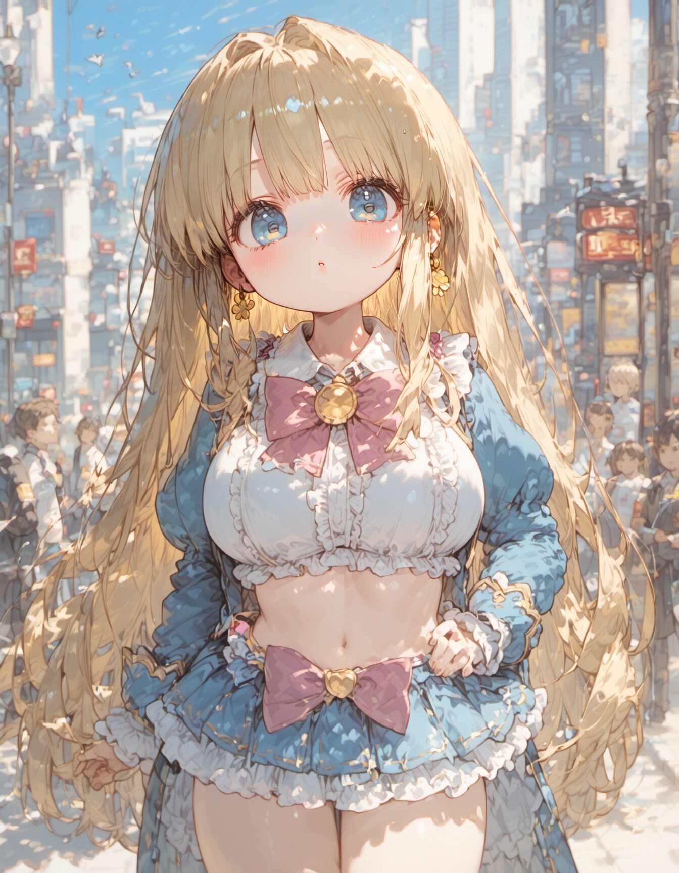 bustling | の人気AIイラスト・グラビア