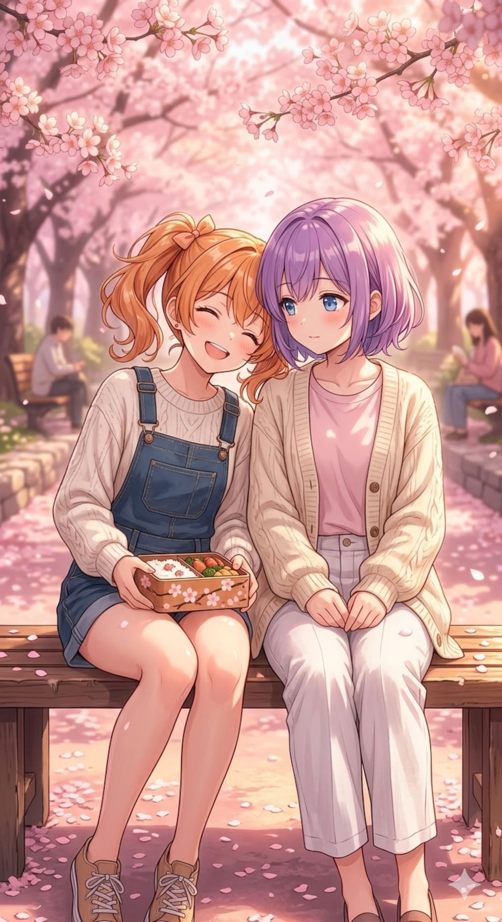 炭酸少女〜オレンジ&グレープ❤仲良しお花見〜