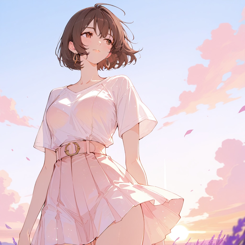 茜空に揺れる刹那