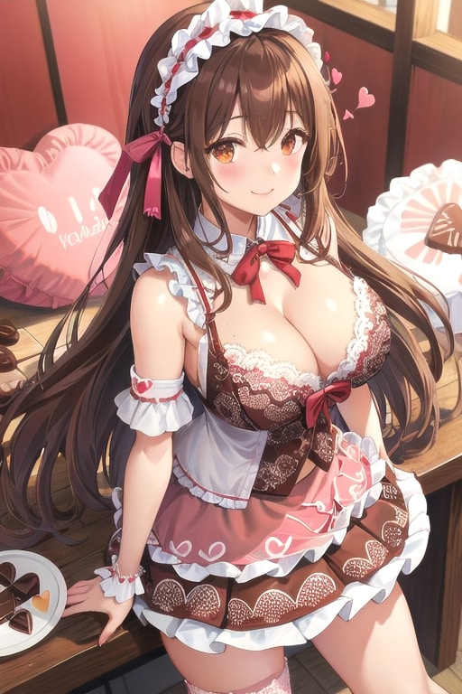 チョコメイド | の人気AIイラスト・グラビア