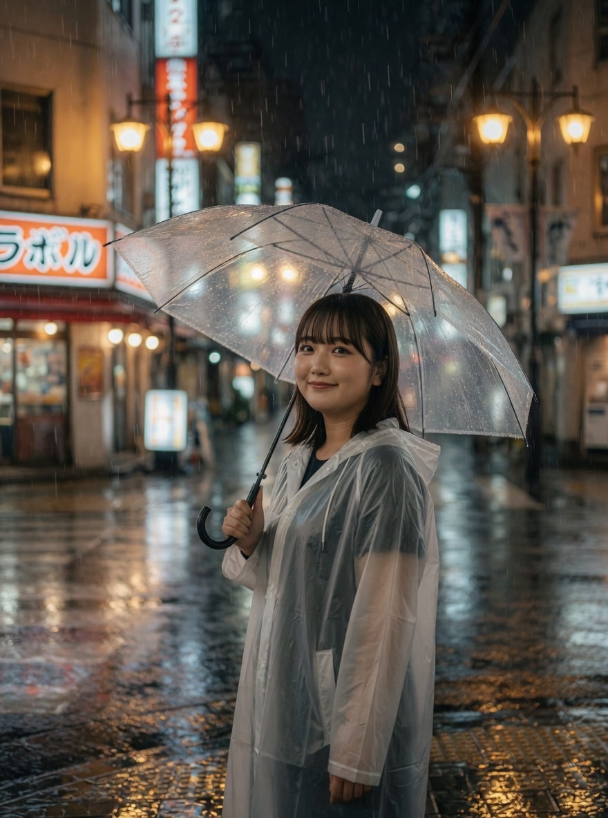 雨の街角