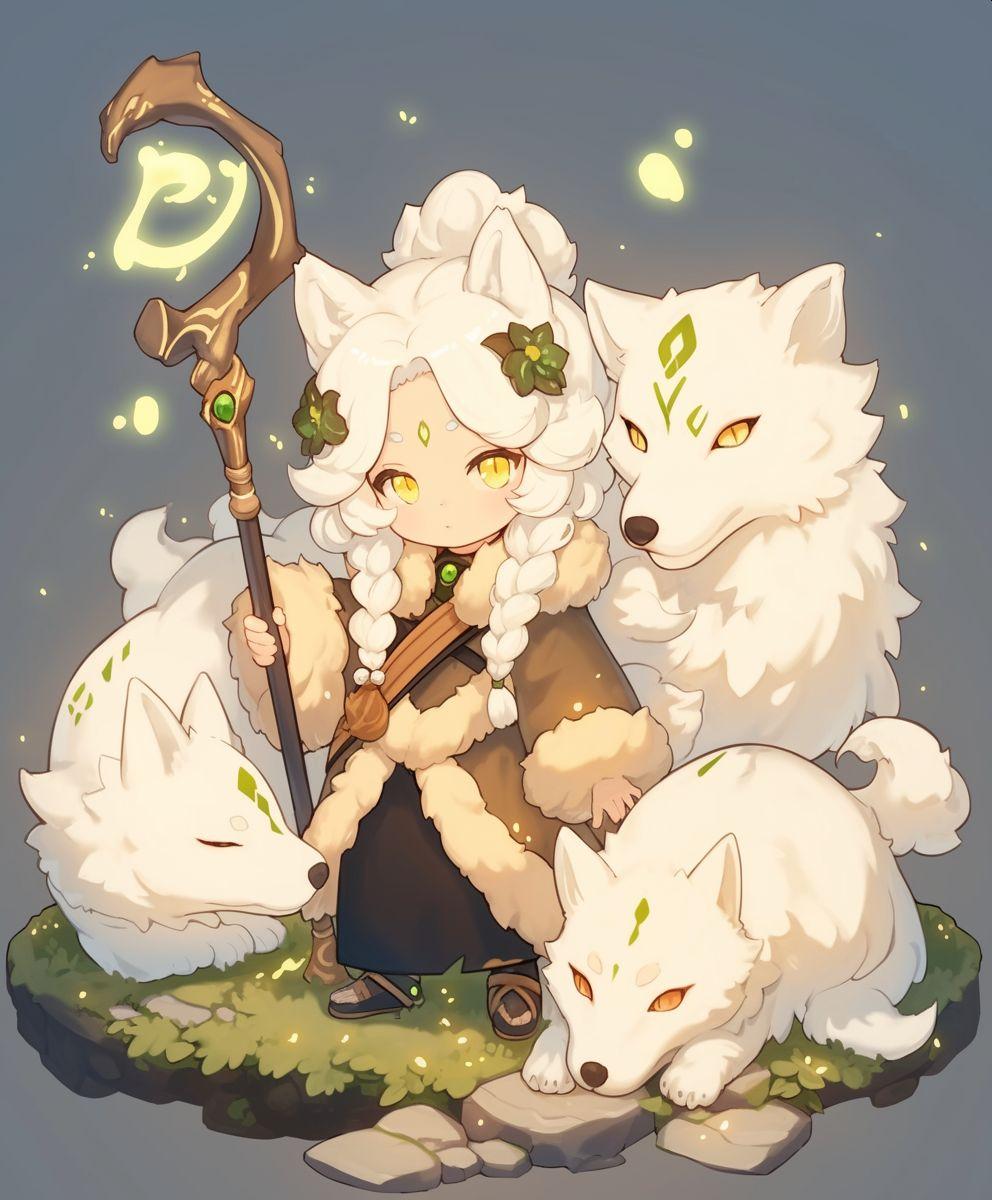 狼の守護神 | の人気AIイラスト・グラビア