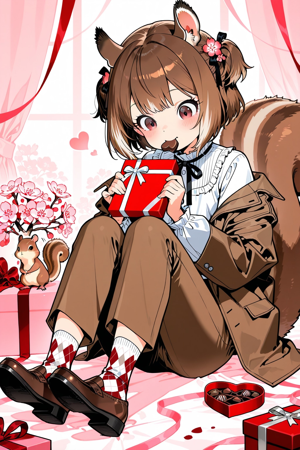 la saint valentin シルちゃん《おいでよ どうぶつの娘》