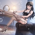 黒絹の夜舞 2枚目