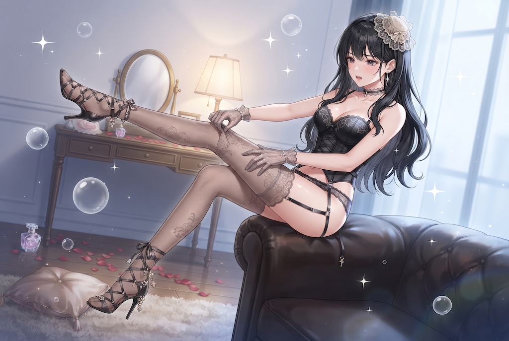 黒絹の夜舞