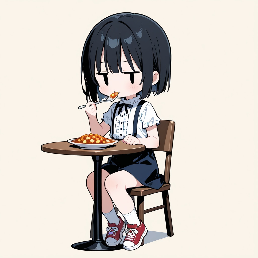 麻婆豆腐を食べる | の人気AIイラスト・グラビア