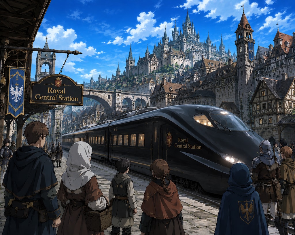 異世界アイアス初の高速列車