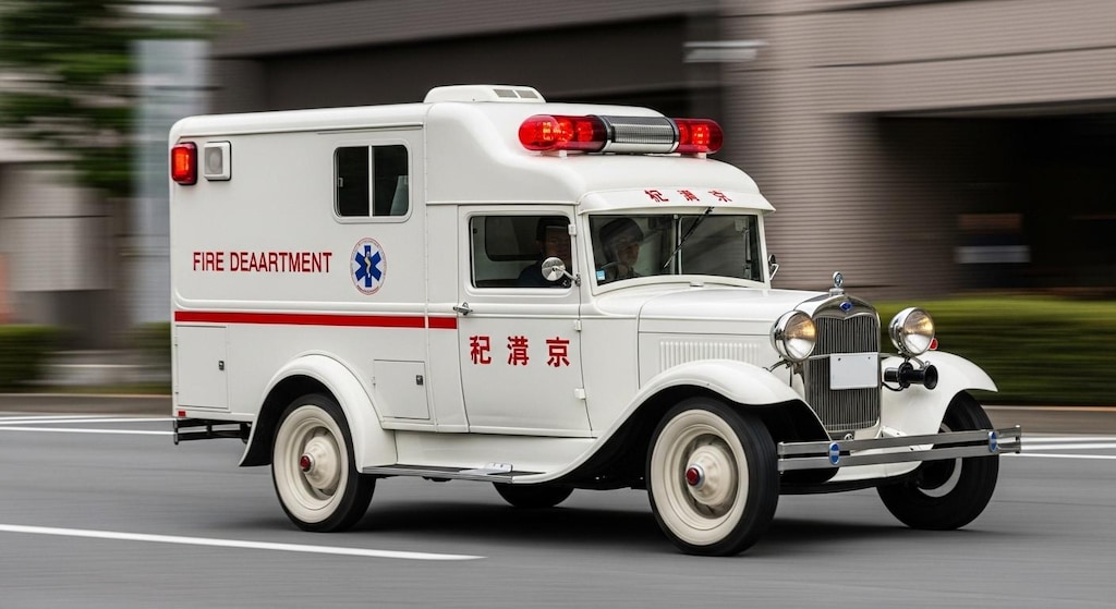 フォードセダン救急車