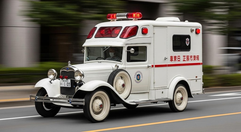 フォードセダン救急車