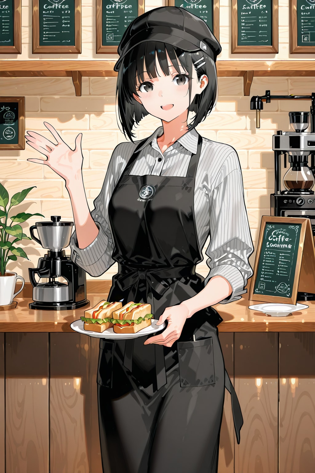 妹ちゃん✨カフェへようこそ‼️🥰☕️✨１７４ | の人気AIイラスト・グラビア