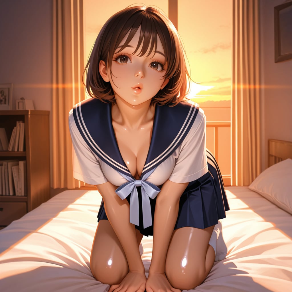 夕暮れ