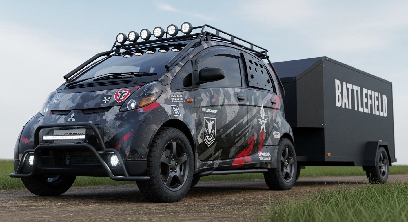 iミーブバトルフィールド軍用車 | の人気AIイラスト・グラビア