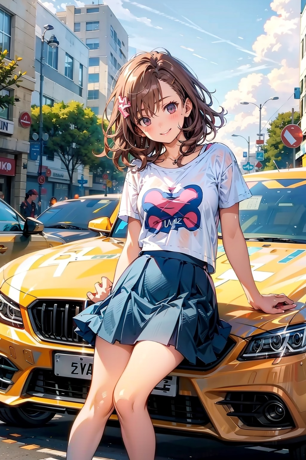 学園都市モーターショーイメージガール_ミサカ妹