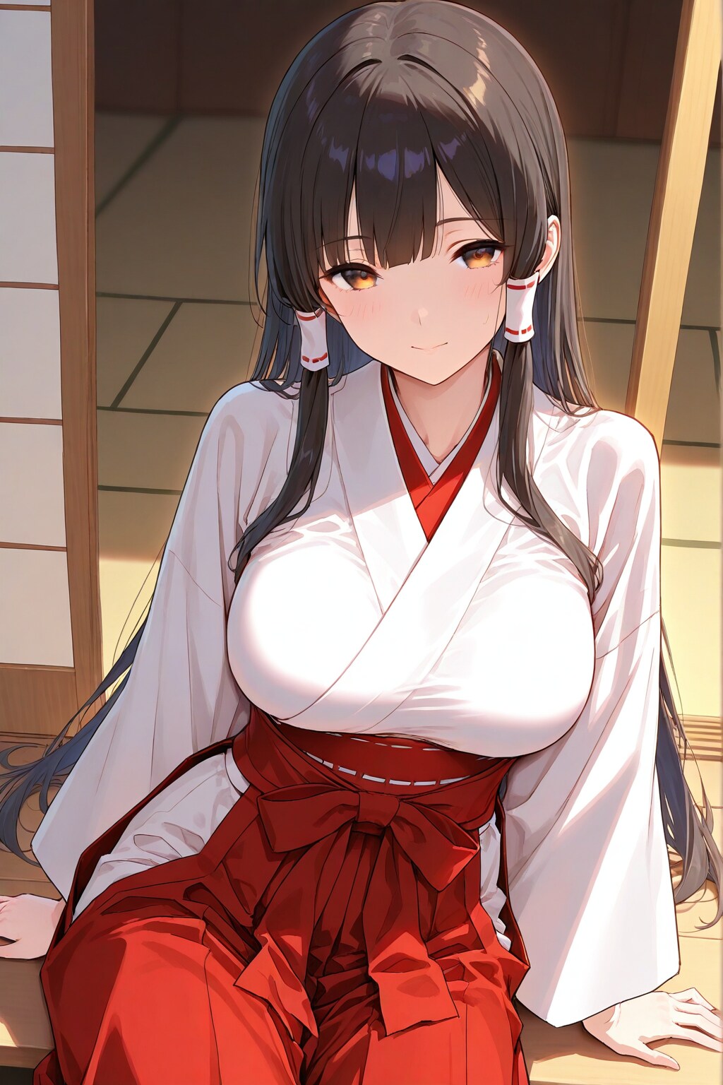 のんびり巫女 | の人気AIイラスト・グラビア