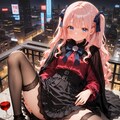 地雷系ダークロリータのくりすちゃん 4枚目