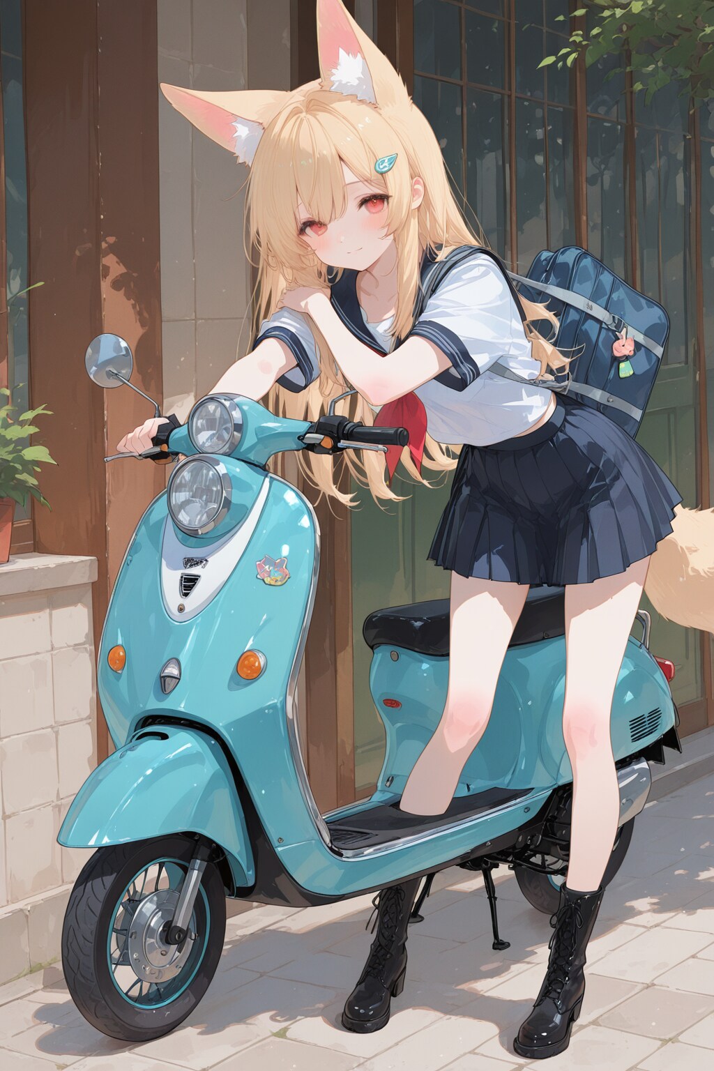 テキサス・ホールデム(scooter,skirt)
