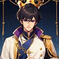 王冠をかぶった、黒髪短髪男性★その2(10枚) 2枚目