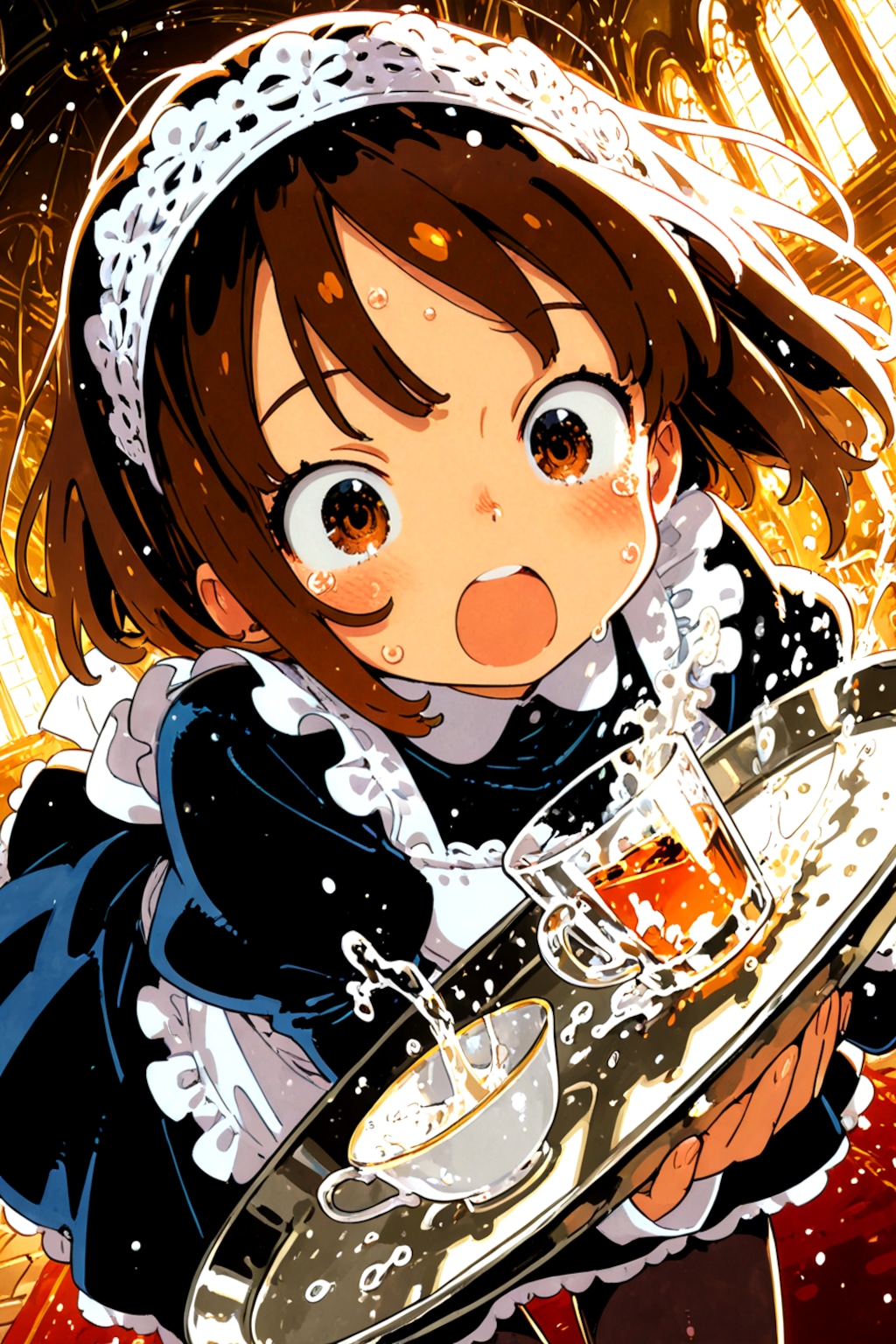 あっ…こぼれるっ！