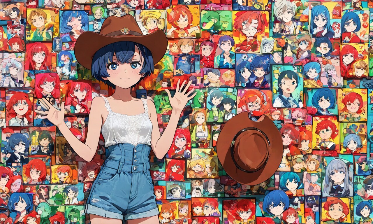 カウボーイハットだ柑菜ちゃん | の人気AIイラスト・グラビア