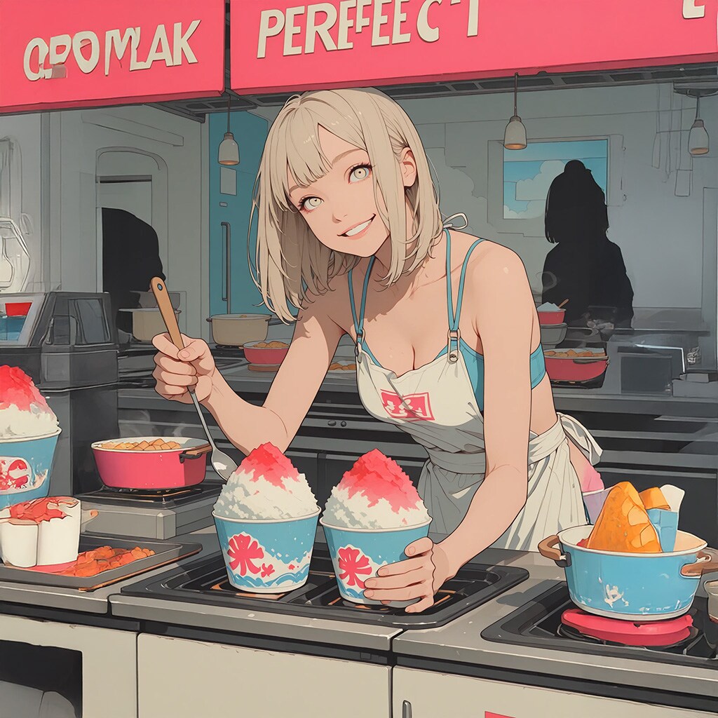 かき氷『暑いから食べてかない』