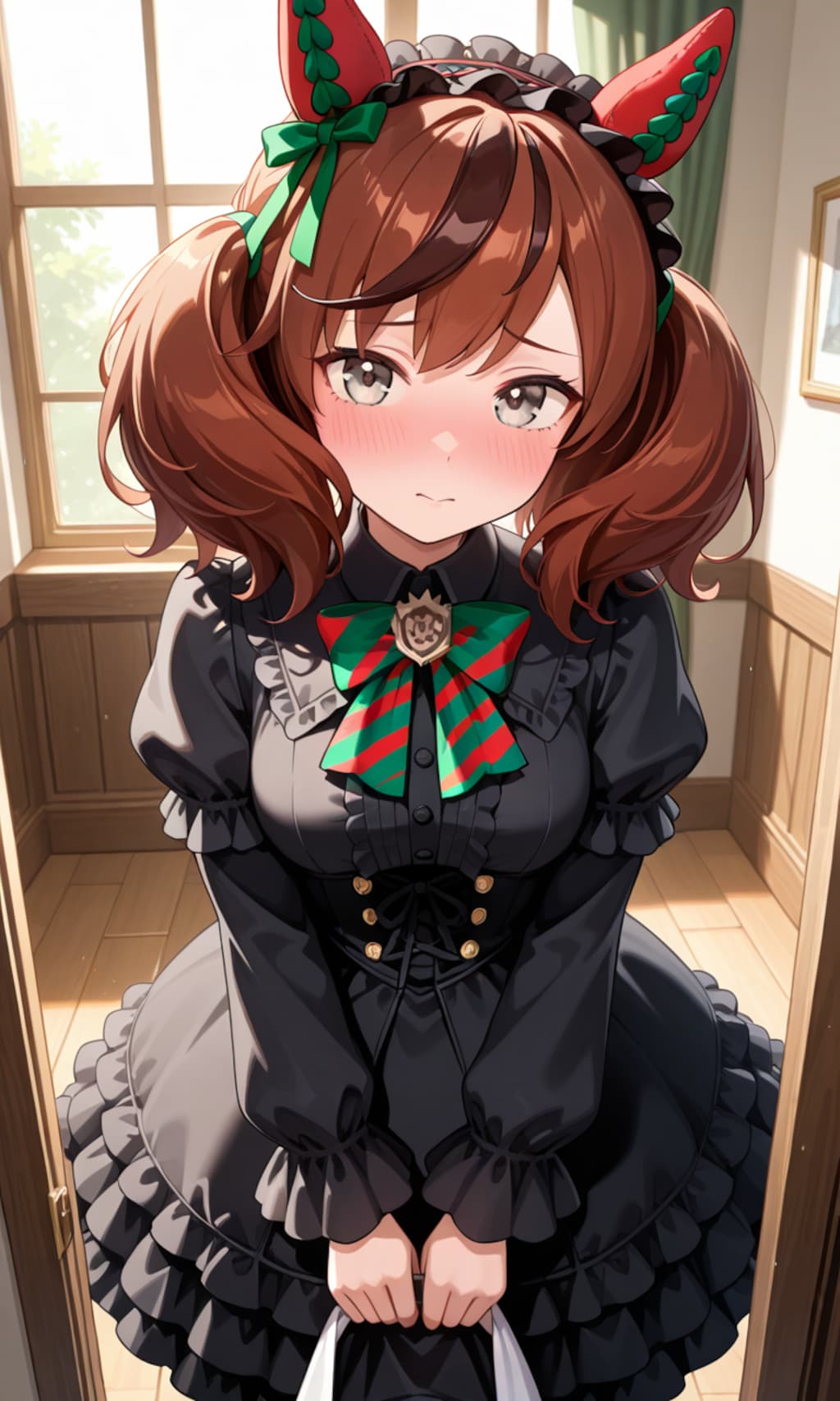 ゴスロリ衣装のネイチャさん