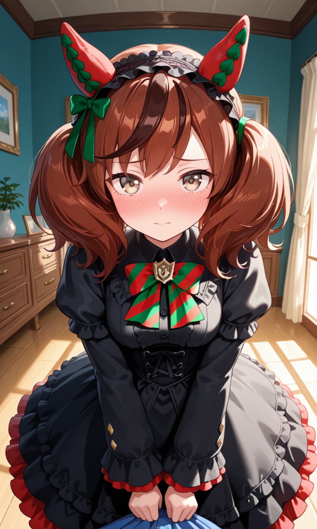 ゴスロリ衣装のネイチャさん