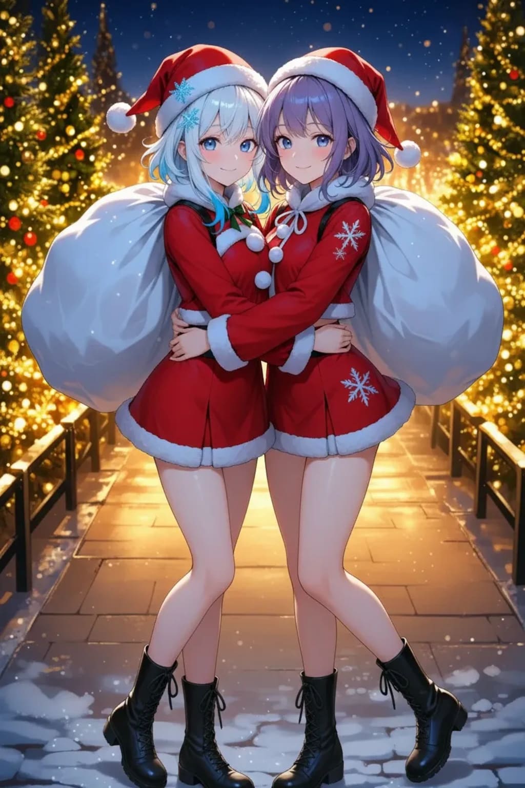 今日はうちの子と姪っ子とコンビでプレゼントを配ります！