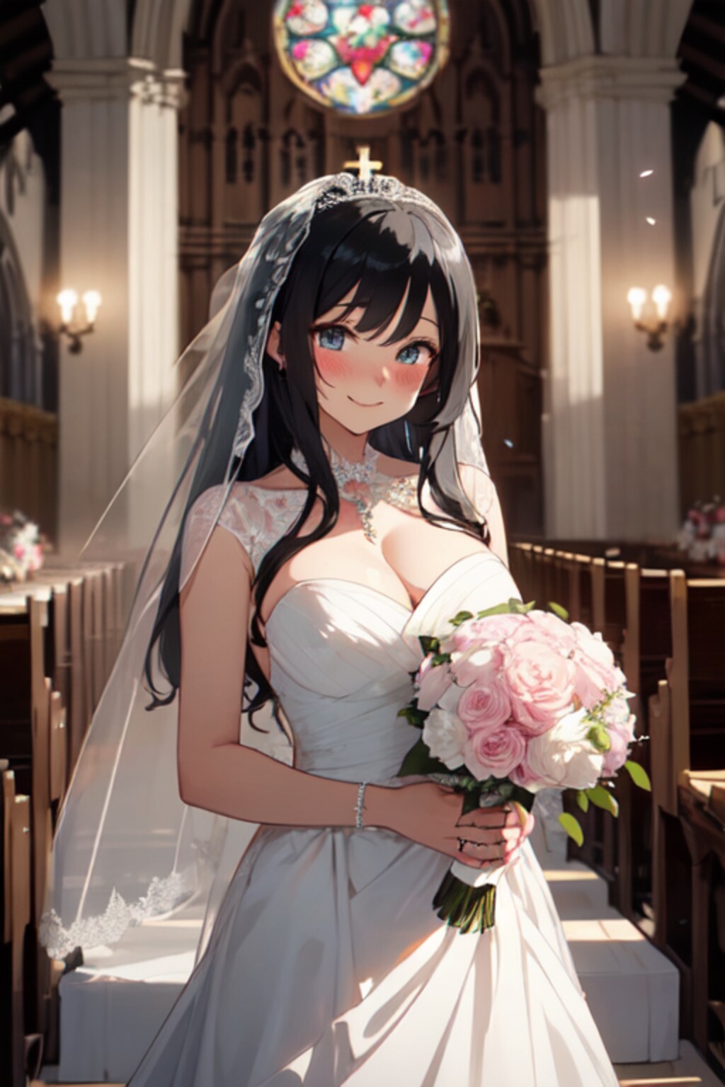 ムーンビームでの花嫁姿