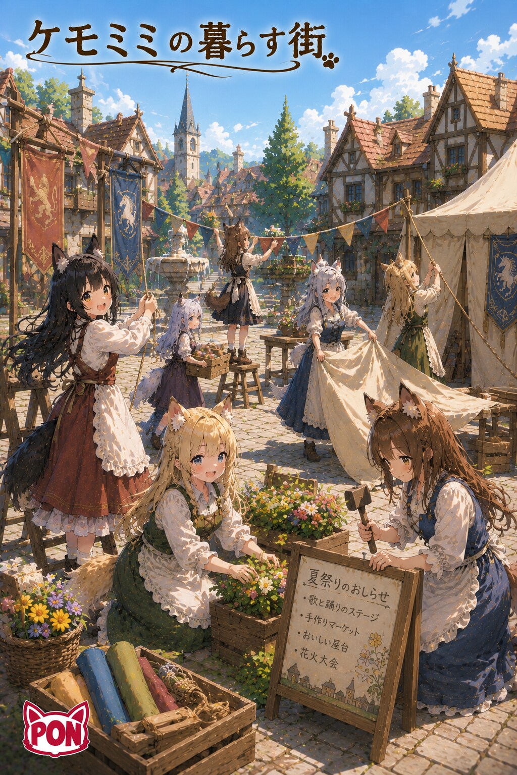 ケモミミの暮らす街