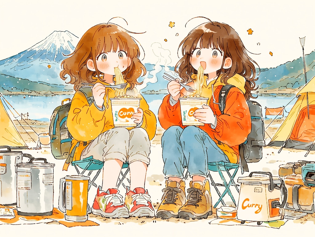 カレーめんを食べるのにふさわしい場所