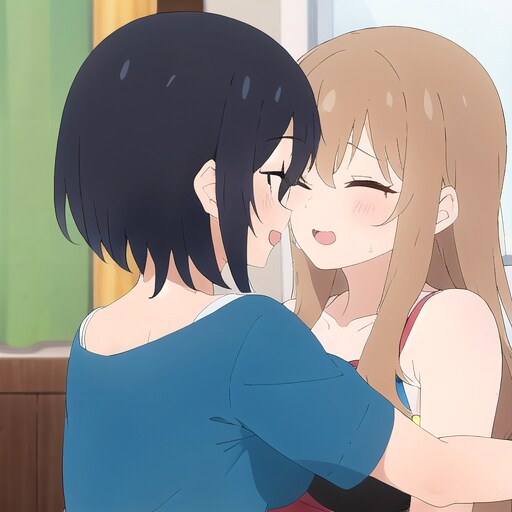 百合壁ドン | の人気AIイラスト・グラビア