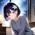 ストレッチ中のひまり 3枚目