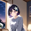 ストレッチ中のひまり 7枚目