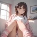 ガーリーファッションでリラックスタイム 2枚目