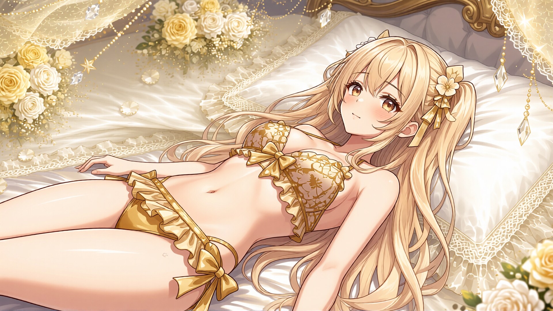 金髪少女と水着　その14-3