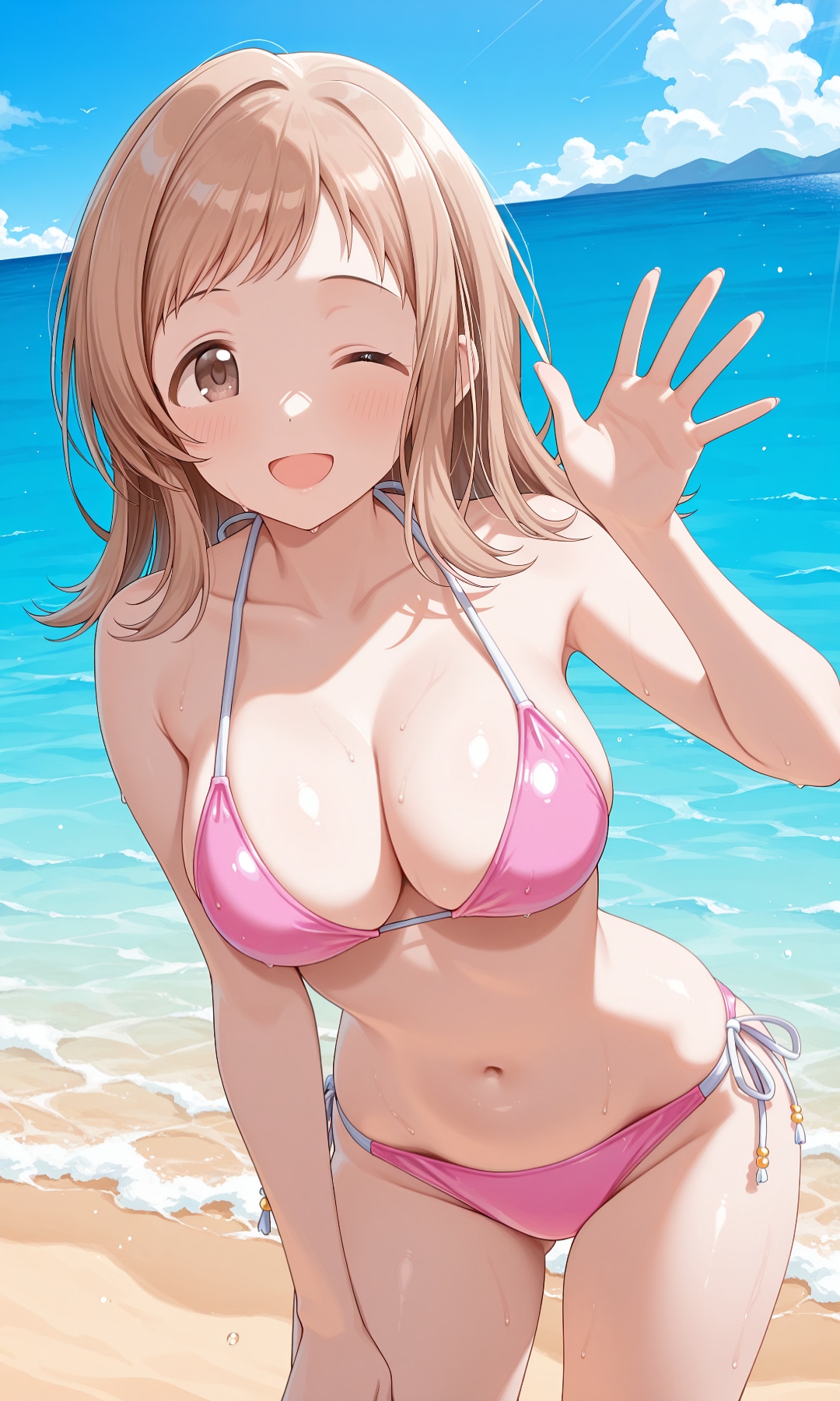 夏の海の真乃