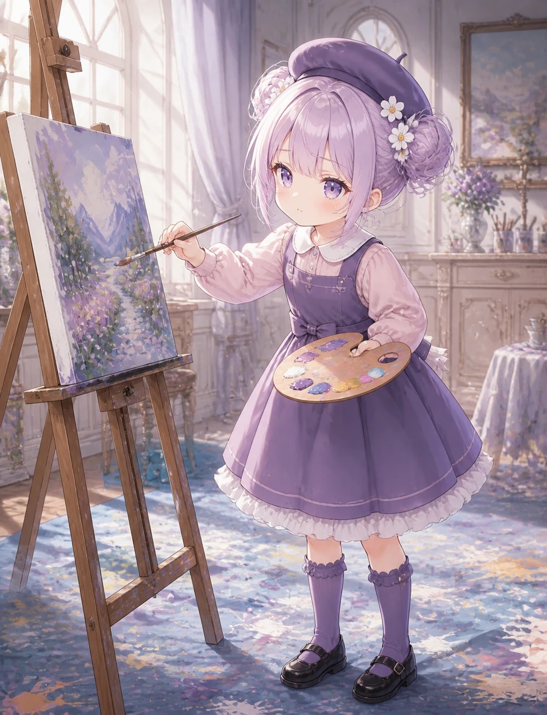 Days AIの生成中に出てくるあの娘