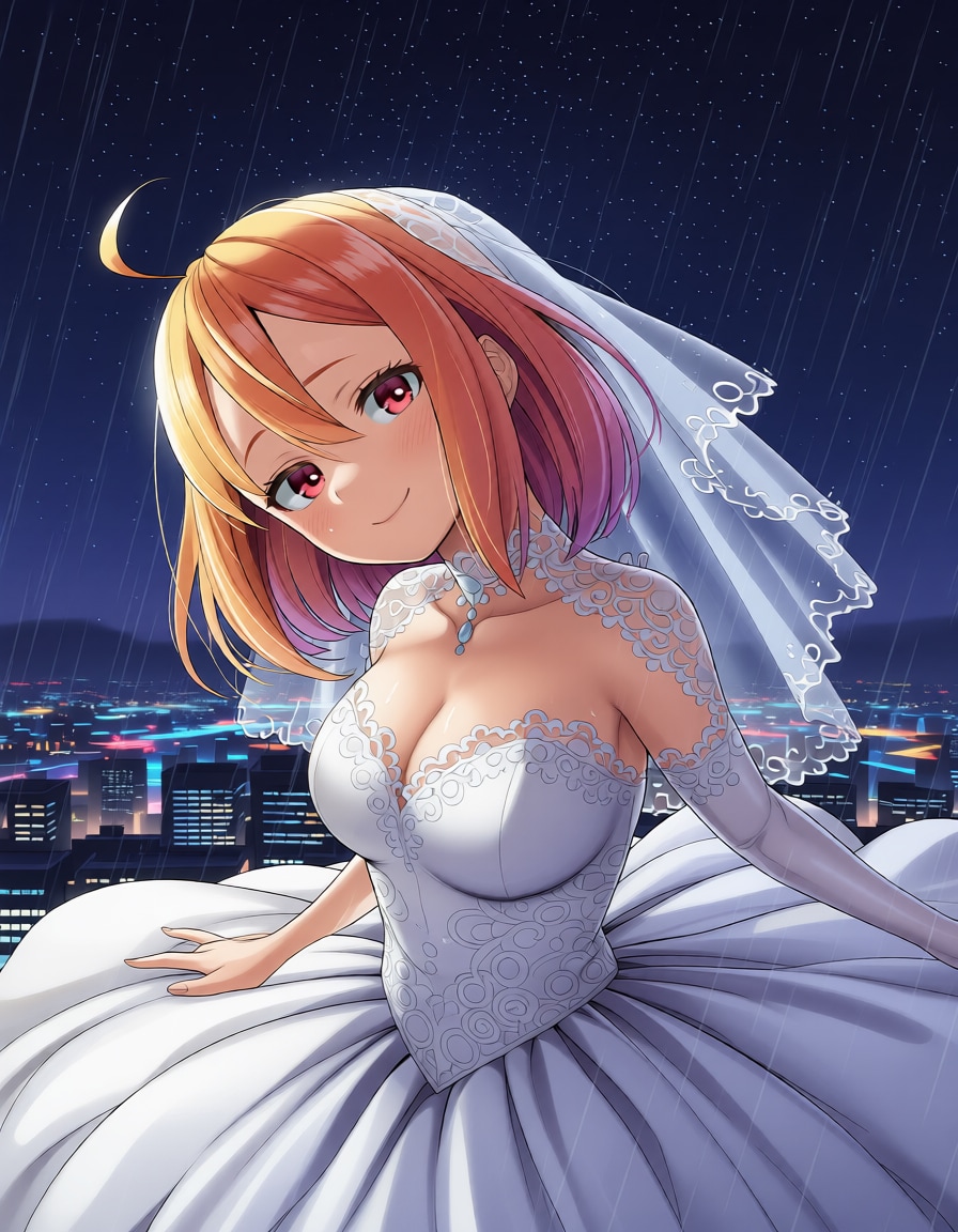 雨とウェディングドレス | の人気AIイラスト・グラビア