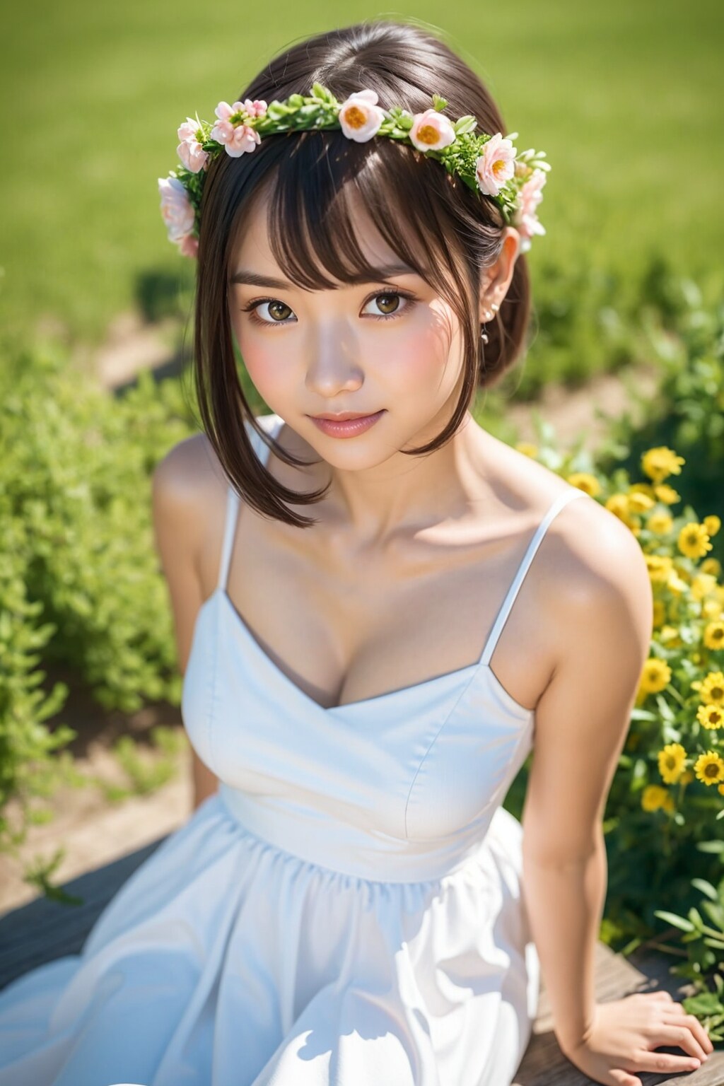 花冠の少女
